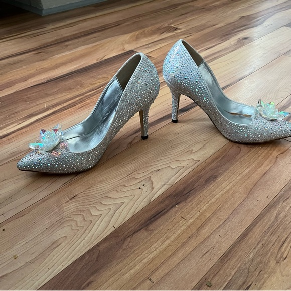 Cinderella Pumps Bridal Wedding Party holiday Shoes - Picture 12 of 13
